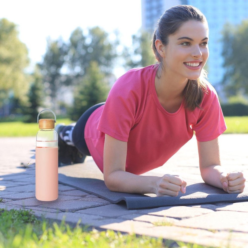 Veegoal 20 oz Borosilicate Glass Water